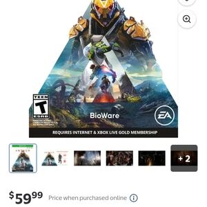 Anthem Video Game for Xbox One by